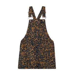 Joe’s Jean Leopard Print Overall Dress  | Toddler 4